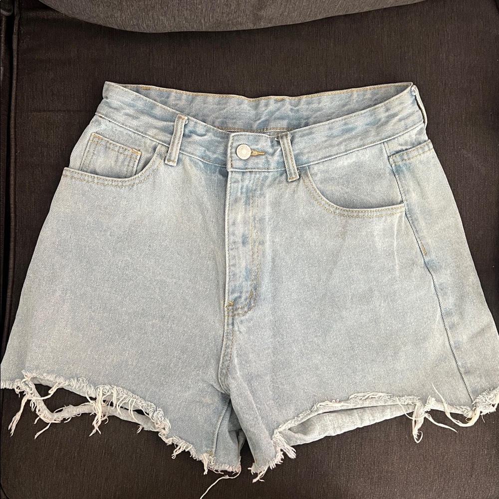 SHEIN Light Blue Denim Fabric